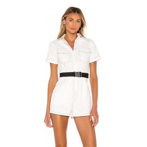 Superdown Emma Contrast Stitch Romper